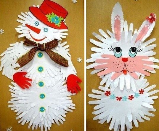 Farbige Papierapplikationen für Kinder, druckbare Vorlagen, Herbst-, Frühlingsthemen