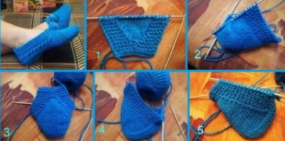 So stricken Sie Hausschuhe mit Stricknadeln. Schema und Beschreibung auf zwei Nadeln, Fotos und Video-Tutorials