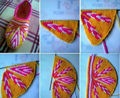 So stricken Sie Hausschuhe mit Stricknadeln. Schema und Beschreibung auf zwei Nadeln, Fotos und Video-Tutorials