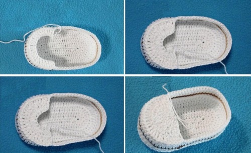 Booties für Anfänger mit Schritt-für-Schritt-Beschreibung Häkeln, Muster
