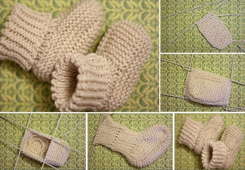 Booties für Anfänger mit Schritt-für-Schritt-Beschreibung Häkeln, Muster