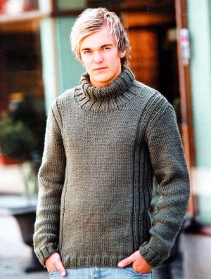 So stricken Sie einen Herrenpullover mit Stricknadeln. Schemata mit Beschreibungen für Anfänger, Fotos und Video-Lektionen