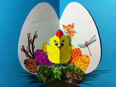 DIY-Papierpostkarte. Scrapbooking-Meisterkurse Schritt für Schritt mit Fotos