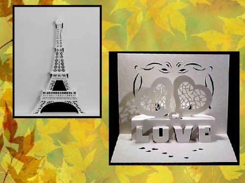 DIY-Papierpostkarte. Scrapbooking-Meisterkurse Schritt für Schritt mit Fotos
