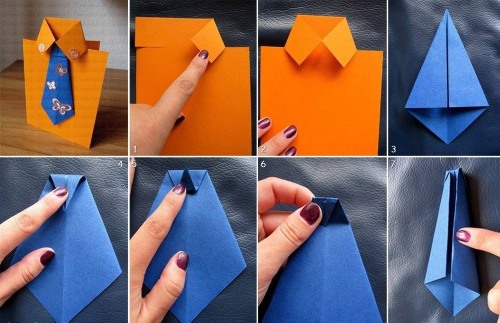 DIY-Papierpostkarte. Scrapbooking-Meisterkurse Schritt für Schritt mit Fotos