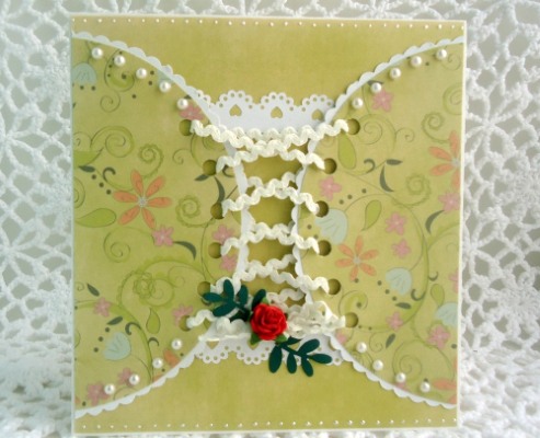So erstellen Sie mit der Scrapbooking-Technik mit Ihren eigenen Händen eine Postkarte. Schritt-für-Schritt-Anleitung mit Fotos