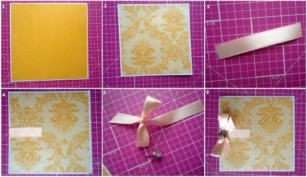 So erstellen Sie mit der Scrapbooking-Technik mit Ihren eigenen Händen eine Postkarte. Schritt-für-Schritt-Anleitung mit Fotos