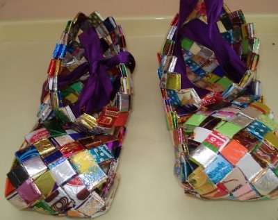 DIY-Bastelarbeiten aus Bonbonpapier Schritt für Schritt für Kinder. Meisterkurse mit Fotos und Videos