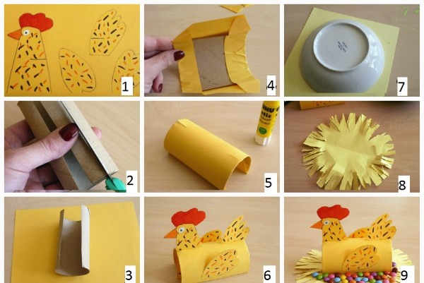 Basteln Sie selbst aus Toilettenpapierrollen. Meisterkurse für Kinder und erwachsene Anfänger