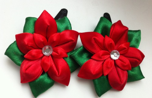 Blumen aus Satinbändern mit Ihren eigenen Händen. Meisterkurs für Anfänger, Schritt-für-Schritt-Anleitung Kanzashi