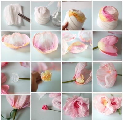DIY-Papierblumen. Meisterkurse zum Thema Origami Schritt für Schritt mit Fotos, A4-Vorlagen
