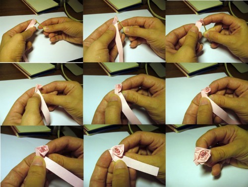 DIY-Papierblumen. Meisterkurse zum Thema Origami Schritt für Schritt mit Fotos, A4-Vorlagen