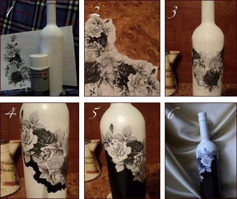 Decoupage. Masterclass per principianti passo dopo passo con foto: da tovaglioli su bottiglia, scatola, piatto, sedia, su legno, da carta da parati, fotografia, guscio d'uovo