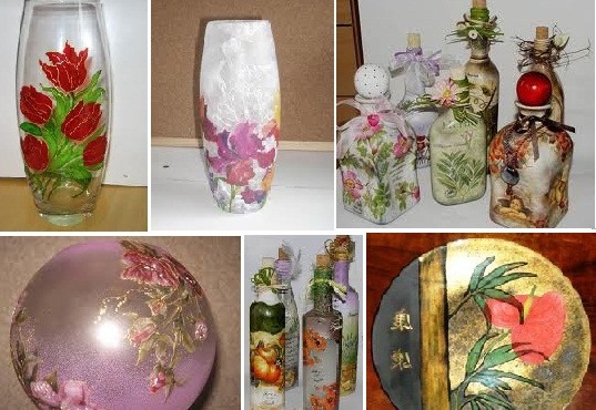 Decoupage. Masterclass per principianti passo dopo passo con foto: da tovaglioli su bottiglia, scatola, piatto, sedia, su legno, da carta da parati, fotografia, guscio d'uovo