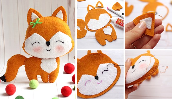DIY-Filzspielzeug. Meisterkurse für Anfänger, Kinder, Blumenmuster, Katzen, Bär, Hund, Geschenke