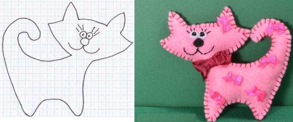 DIY-Filzspielzeug. Meisterkurse für Anfänger, Kinder, Blumenmuster, Katzen, Bär, Hund, Geschenke
