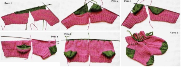 Calzini da lavorare a maglia con 2 ferri per bambini, uomini e donne. Modelli di tacchi e punte, istruzioni per principianti
