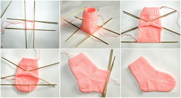 So stricken Sie Socken mit Stricknadeln, Häkeln für Anfänger. Schritt-für-Schritt-Anleitungen mit Fotos, Mustern und Diagrammen