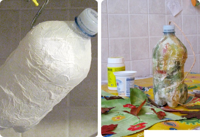 DIY-Vogelhäuschen aus einer Plastikflasche. Meisterkurs mit Schritt-für-Schritt-Fotos, für den Kindergarten oder auf dem Gelände