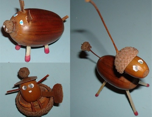 Basteln aus Naturmaterialien für Kindergarten, Grundschule. Schritt-für-Schritt-DIY-Anleitung mit Fotos