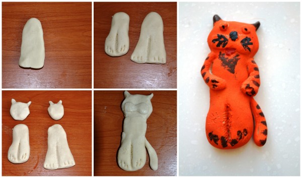 Basteln aus Salzteig für Anfänger und Kinder. DIY-Meisterkurse, Schritt-für-Schritt-Anleitung mit Fotos