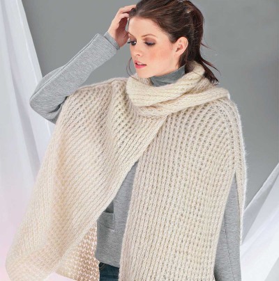 Wie man für Anfänger einen Schal mit Stricknadeln strickt. Schritt-für-Schritt-Meisterkurse mit Beschreibungen und Diagrammen für Frauen
