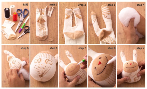 DIY-Sockenspielzeug. Meisterkurse Schritt für Schritt mit Fotos für Anfänger, Kinder