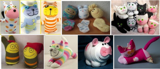 DIY-Sockenspielzeug. Meisterkurse Schritt für Schritt mit Fotos für Anfänger, Kinder