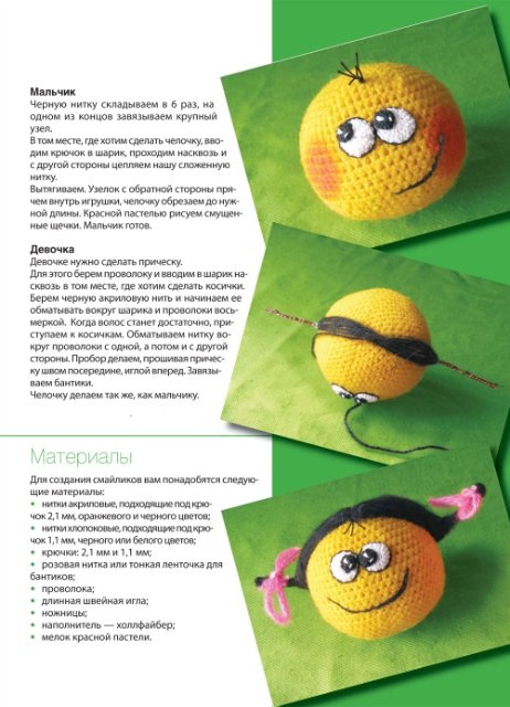 Häkelspielzeug mit Beschreibungen und Diagrammen für Anfänger, Muster, professionelles Stricken Amigurumi
