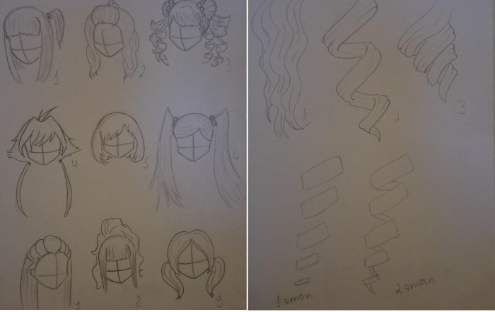 Bilder zum Abschreiben mit Bleistift. Schöne Muster, über Liebe, Anime, Freund, Musik, für Mädchentagebücher, einfache Bilder für Anfänger