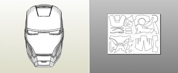 Kopfmasken aus Papier und Pappe. Basteln mit Kindern: Pferde, Iron Man, Spinne, Baba Yaga, Wolf, Fisch, Ziege, Vogel, Muster, Tiervorlagen