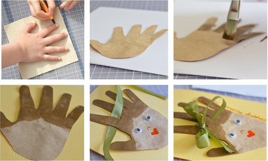 Geburtstagskarte für die Großmutter vom Enkel oder der Enkelin. So stellen Sie es selbst aus Papier her. Schritt-für-Schritt-Anleitung mit Fotos für Anfänger