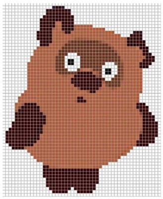 Zeichnungen nach Zellen in einem Notizbuch für Jungen und Mädchen: komplex, schön, schwarzweiß und farbig, Minecraft, Anime