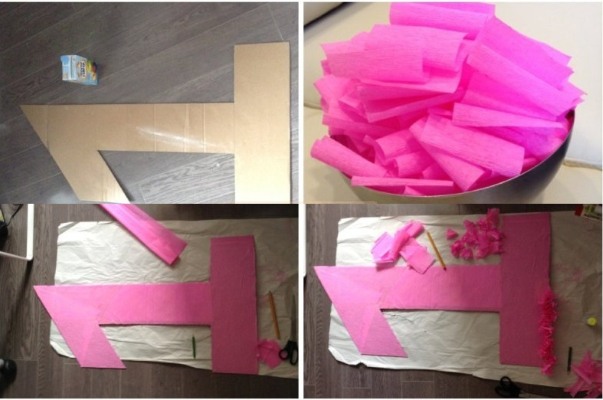Come realizzare con le proprie mani il numero 1 per un bambino di un anno. Istruzioni passo passo per carta ondulata e tovaglioli. Foto