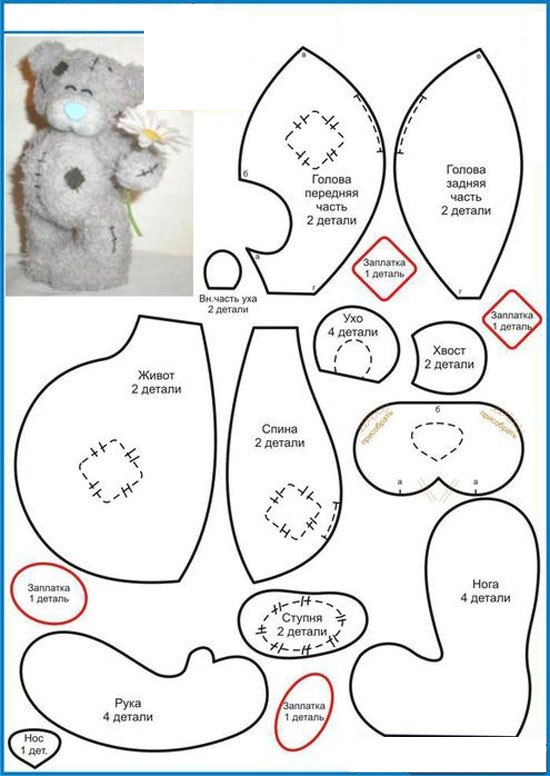 So stellen Sie mit Ihren eigenen Händen ein Stofftier her. Schritt-für-Schritt-Meisterkurs mit Fotos für Anfänger, Mustern und Diagrammen: Tilda, Katze, Hund, Eule, Hase