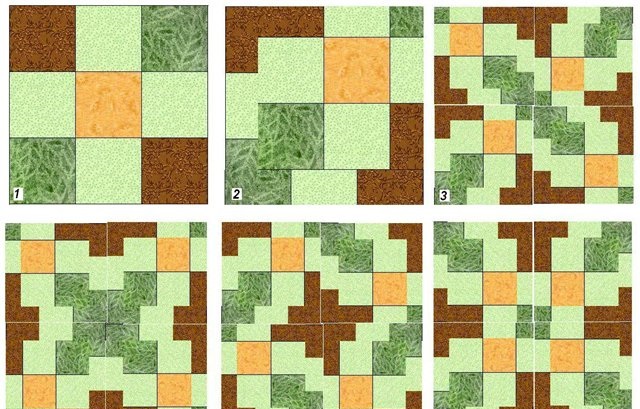 Patchwork Schritt für Schritt mit eigenen Händen für Anfänger. Meisterkurs Stricken, Häkeln, Muster, Bilder, Fotos und Videos