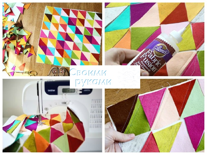 Patchwork Schritt für Schritt mit eigenen Händen für Anfänger. Meisterkurs Stricken, Häkeln, Muster, Bilder, Fotos und Videos