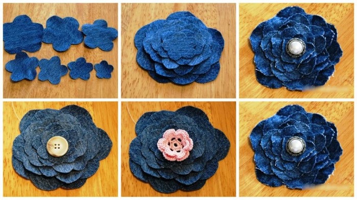 DIY-Haarnadeln aus Satinbändern, Strasssteinen, Perlen, Denim, Leder, Foamiran, Perlen und Draht. Meisterklasse Kanzashi