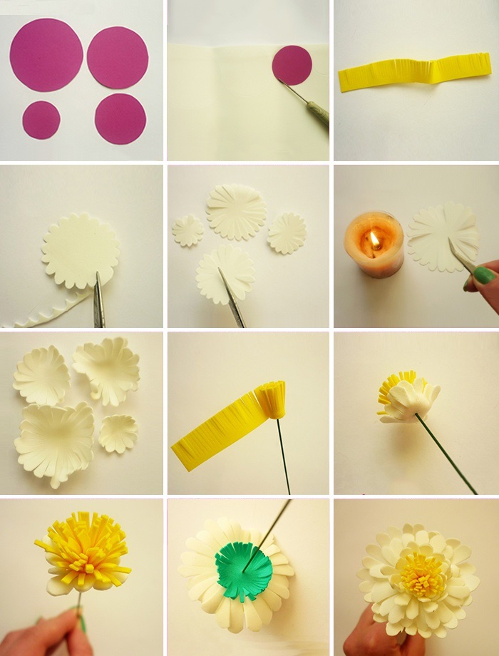 DIY-Haarnadeln aus Satinbändern, Strasssteinen, Perlen, Denim, Leder, Foamiran, Perlen und Draht. Meisterklasse Kanzashi