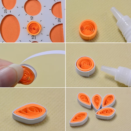 Quilling-Basteln für Anfänger: Muster. Schritt-für-Schritt-Anleitung mit Beschreibung: Blumen, Schmetterling, Tropfen, Trauben, Baumstamm, Chrysantheme, Ei, Tiere. Foto