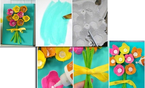 Basteln Sie selbst aus Eierkartons. Meisterklasse aus Pappmaché, Kunststoff, Schaumstoff