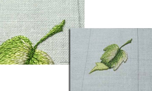 Satinstichstickerei für Anfänger. Schemata, Zeichnungen: Blumen, Rosen, Buchstaben, Vögel. Volumetrische Stickerei, Technik