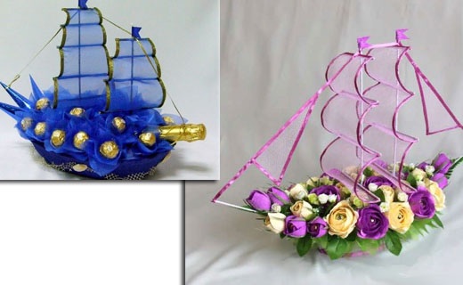 Sträuße aus Süßigkeiten und handgefertigten Blumen. Schritt-für-Schritt-Meisterkurs für Anfänger, Fotoanleitung