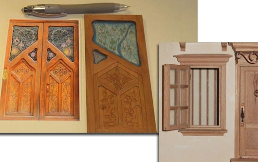Schritt für Schritt ein Puppenhaus zum Selbermachen aus Kisten, Sperrholz, Papier und Holz. Zeichnungen und Maße, Diagramme, Meisterklasse