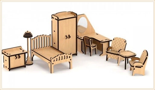 Schritt für Schritt ein Puppenhaus zum Selbermachen aus Kisten, Sperrholz, Papier und Holz. Zeichnungen und Maße, Diagramme, Meisterklasse