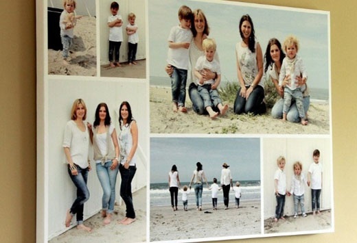 Eine selbstgemachte Collage aus Fotos zum Geburtstag für Freund, Mann, Kind, Mutter. Vorlagen, Ideen