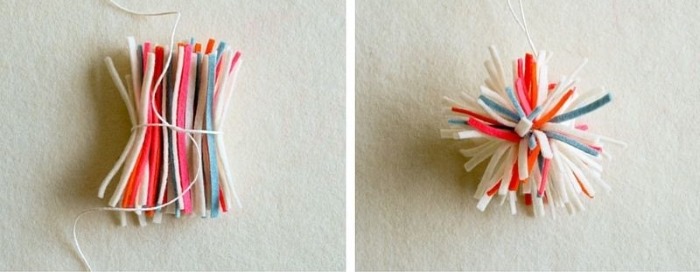 DIY-Christbaumschmuck aus Watte, Filz, Pappmaché, Papier, Perlen, Häkeln. Meisterklasse