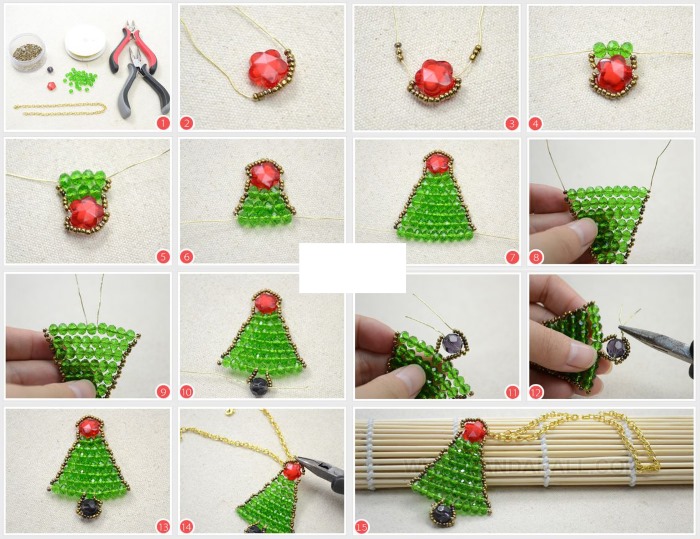 DIY-Christbaumschmuck aus Watte, Filz, Pappmaché, Papier, Perlen, Häkeln. Meisterklasse