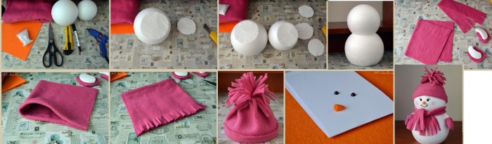 DIY-Christbaumschmuck aus Watte, Filz, Pappmaché, Papier, Perlen, Häkeln. Meisterklasse