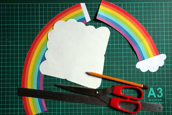 DIY-Papierspielzeug. Muster, Vorlagen für Kinder
